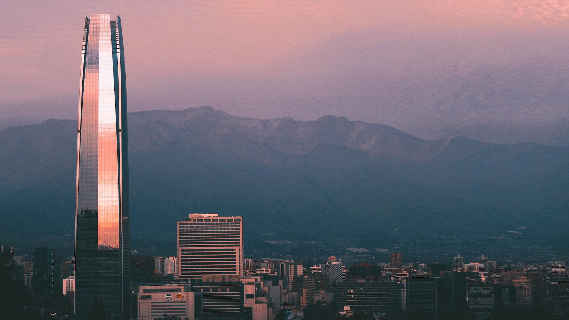 landscape photo of a city skyline at dusk